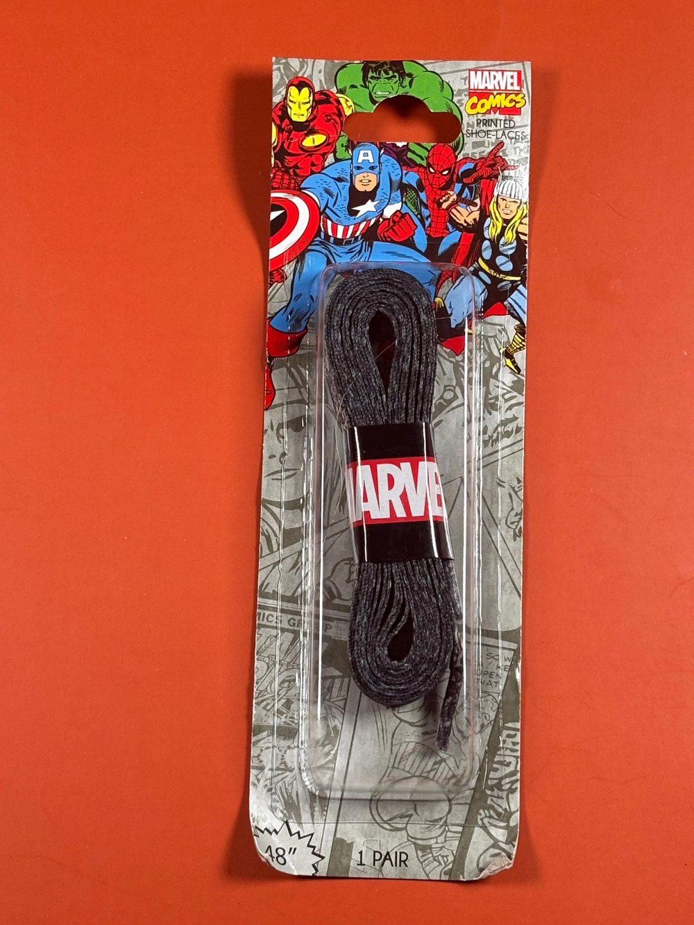 Marvel Comics Shoelaces Printed Multi Colored 48” Superhero Loot Crate Exclusive